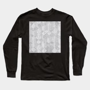 Abstract Down Feathers (MD23SPR010b) Long Sleeve T-Shirt